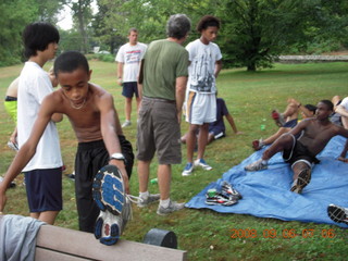 CHS-XC - Curtis Arboretum - warming up