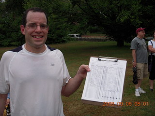 CHS-XC - Curtis Arboretum - Eric and scoresheet