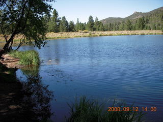 Marcelle hiking at Pine Valley, Utah