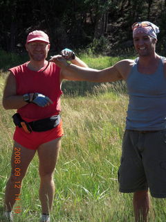 CHS-XC - Curtis Arboretum - Adam and Coach Sexton