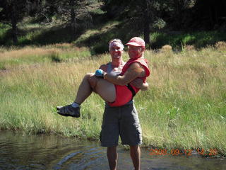 Adam on the way to Pine Valley, Utah