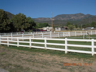 run - Kathe's and Reggie's place in Central, Utah