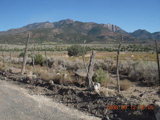 run from Kathe's and Reggie's place in Central, Utah