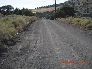 run from Kathe's and Reggie's place in Central, Utah