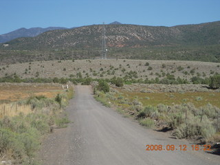 run from Kathe's and Reggie's place in Central, Utah