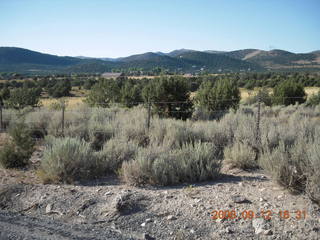 run from Kathe's and Reggie's place in Central, Utah