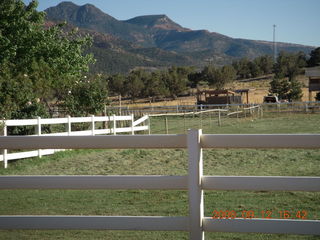 run from Kathe's and Reggie's place in Central, Utah