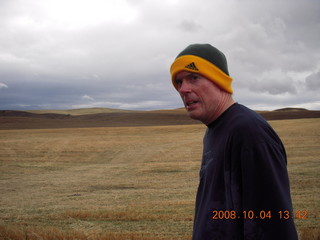 Pullman, Washington, Colton wheatfields - Tim after run