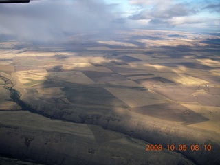 10 6n5. aerial - Washington, Idaho, Oregon flight - Snake River canyon