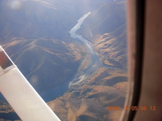 aerial - Washington, Idaho, Oregon flight - Snake River canyon