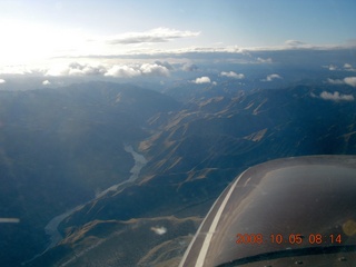 aerial - Washington, Idaho, Oregon flight - Snake River canyon