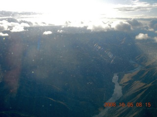 19 6n5. aerial - Washington, Idaho, Oregon flight - Snake River canyon - Hells Canyon