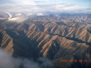 aerial - Washington, Idaho, Oregon flight - Snake River canyon