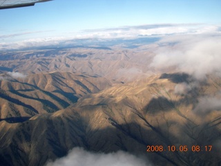 aerial - Washington, Idaho, Oregon flight - Snake River canyon