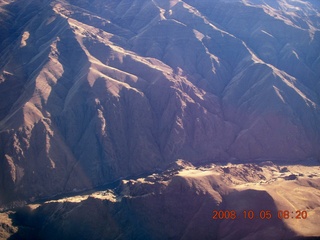 aerial - Washington, Idaho, Oregon flight - Snake River canyon - Hells Canyon