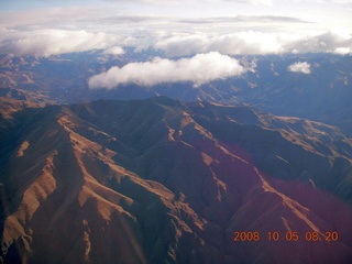 aerial - Washington, Idaho, Oregon flight - Snake River canyon - Hells Canyon