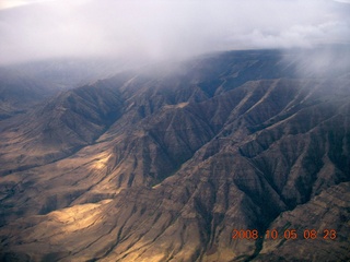 aerial - Washington, Idaho, Oregon flight - Snake River canyon - Hells Canyon