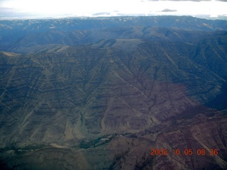 aerial - Washington, Idaho, Oregon flight - Snake River canyon - Hells Canyon