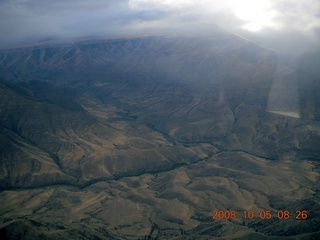 aerial - Washington, Idaho, Oregon flight - Snake River canyon - Hells Canyon