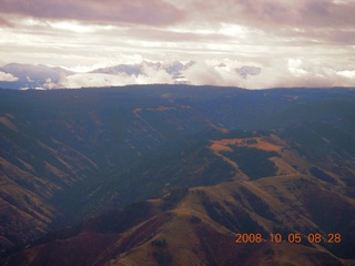 39 6n5. aerial - Washington, Idaho, Oregon flight - Snake River canyon - Hells Canyon