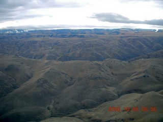 aerial - Washington, Idaho, Oregon flight - Snake River canyon - Hells Canyon