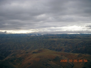 aerial - Washington, Idaho, Oregon flight - Snake River canyon - Hells Canyon