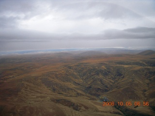 aerial - Washington, Idaho, Oregon flight - Snake River canyon - Hells Canyon