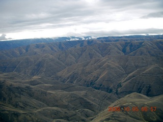 aerial - Washington, Idaho, Oregon flight - Snake River canyon - Hells Canyon