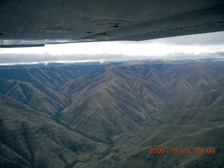 aerial - Washington, Idaho, Oregon flight - Snake River canyon - Hells Canyon