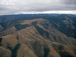 aerial - Washington, Idaho, Oregon flight - Snake River canyon - Hells Canyon