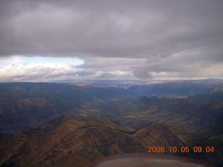 74 6n5. aerial - Washington, Idaho, Oregon flight - Snake River canyon - Hells Canyon