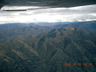 aerial - Washington, Idaho, Oregon flight - Snake River canyon - Hells Canyon