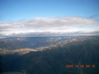 aerial - Washington, Idaho, Oregon flight - Snake River canyon - Hells Canyon