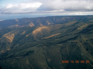 aerial - Washington, Idaho, Oregon flight - Snake River canyon