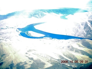 aerial - Washington, Idaho, Oregon flight - Snake River canyon