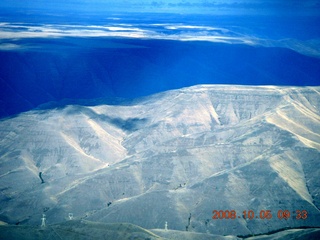 aerial - Washington, Idaho, Oregon flight - Snake River canyon