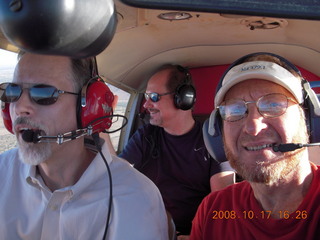 John, Kevin, and Adam flying in N4372J