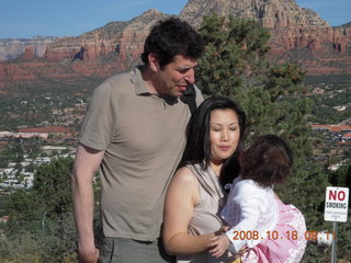 Richard, Jane, and Abigail at Sedona