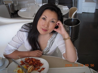Jane at breakfast