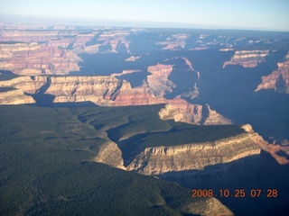 993 6nr. aerial - Grand Canyon just after sunrise