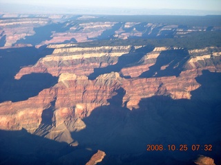 1010 6nr. aerial - Grand Canyon just after sunrise