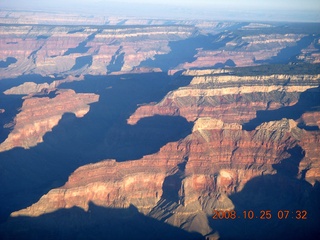 1011 6nr. aerial - Grand Canyon just after sunrise