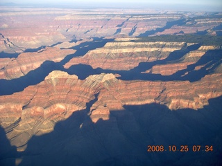 1017 6nr. aerial - Grand Canyon just after sunrise