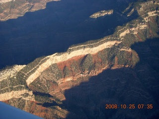 1019 6nr. aerial - Grand Canyon just after sunrise