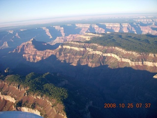 1022 6nr. aerial - Grand Canyon just after sunrise