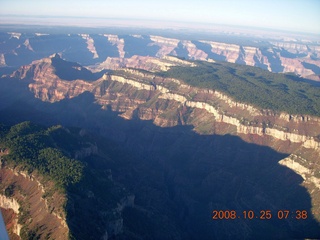 1023 6nr. aerial - Grand Canyon just after sunrise