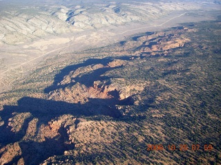 1026 6nr. aerial - north of Grand Canyon