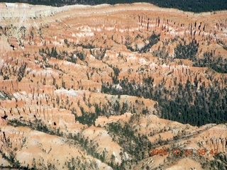 aerial - Bryce Canyon amphitheater