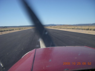 Bryce Canyon Airport (BCE) after landing
