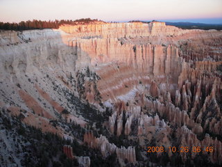 Bryce Canyon - sunset view at Bryce Point - night sky (cute)